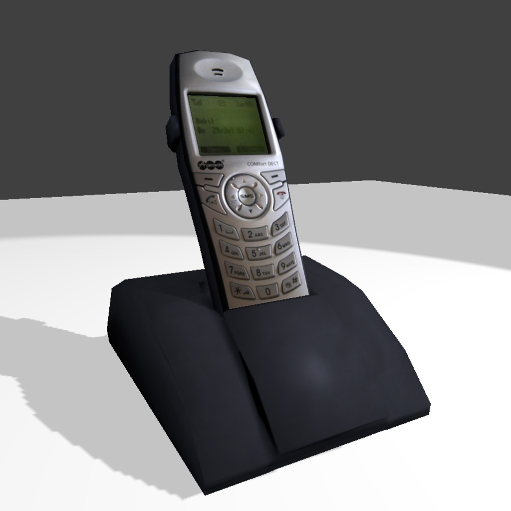 Low-Poly office phone preview image 2